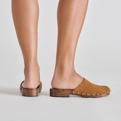 Dolce Vita SHOES Alanis Chestnut Suede Flats