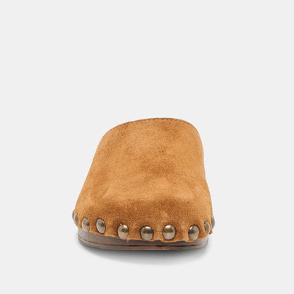 Dolce Vita SHOES Alanis Chestnut Suede Flats