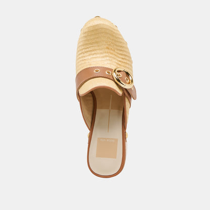 Dolce Vita SHOES Debrah Lt Natural Raffia Clogs
