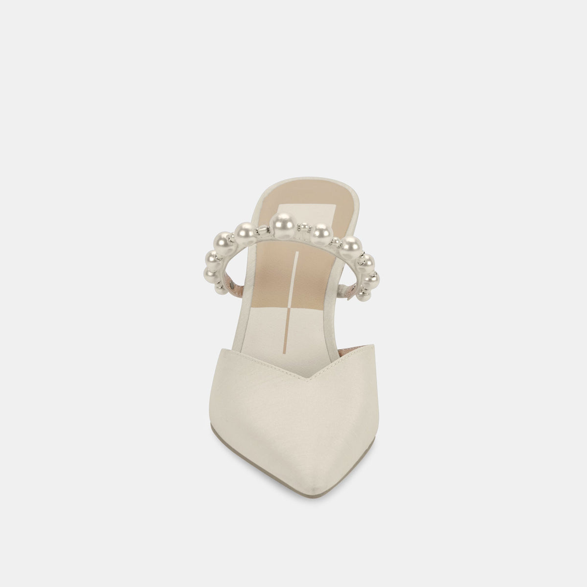 Dolce Vita SHOES KANIKA Pearl Heels Vanilla Silk | Vanilla Silk Pearl Tapered Heels
 – Dolce Vita