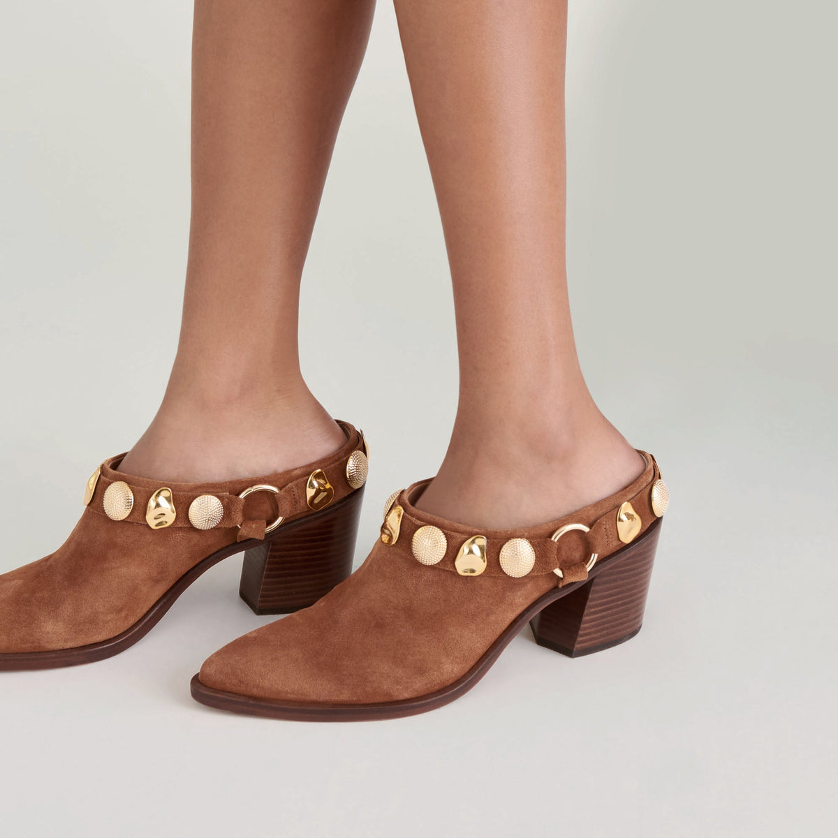 Dolce Vita SHOES Kanyon Brown Suede Heels