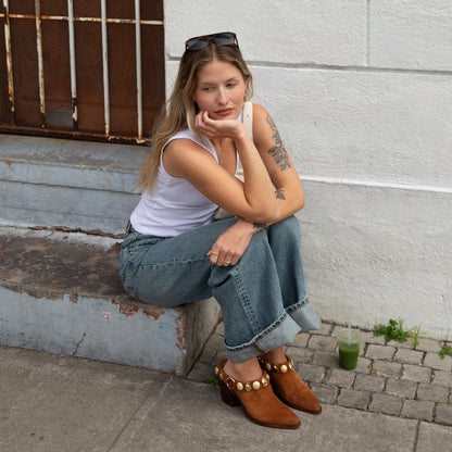 Dolce Vita SHOES Kanyon Brown Suede Heels