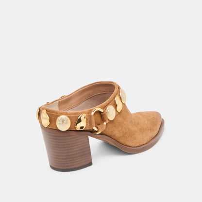Dolce Vita SHOES Kanyon Brown Suede Heels