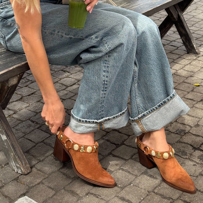 Dolce Vita SHOES Kanyon Brown Suede Heels