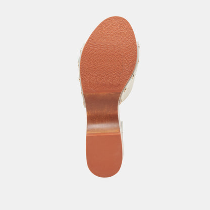 Dolce Vita SHOES YALAH HEELS OFF WHITE LEATHER
 – Dolce Vita