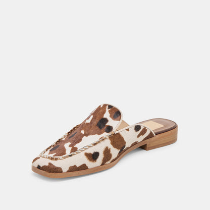 Dolce Vita SHOES Bradly Cocoa Taurus Calf Hair Flats