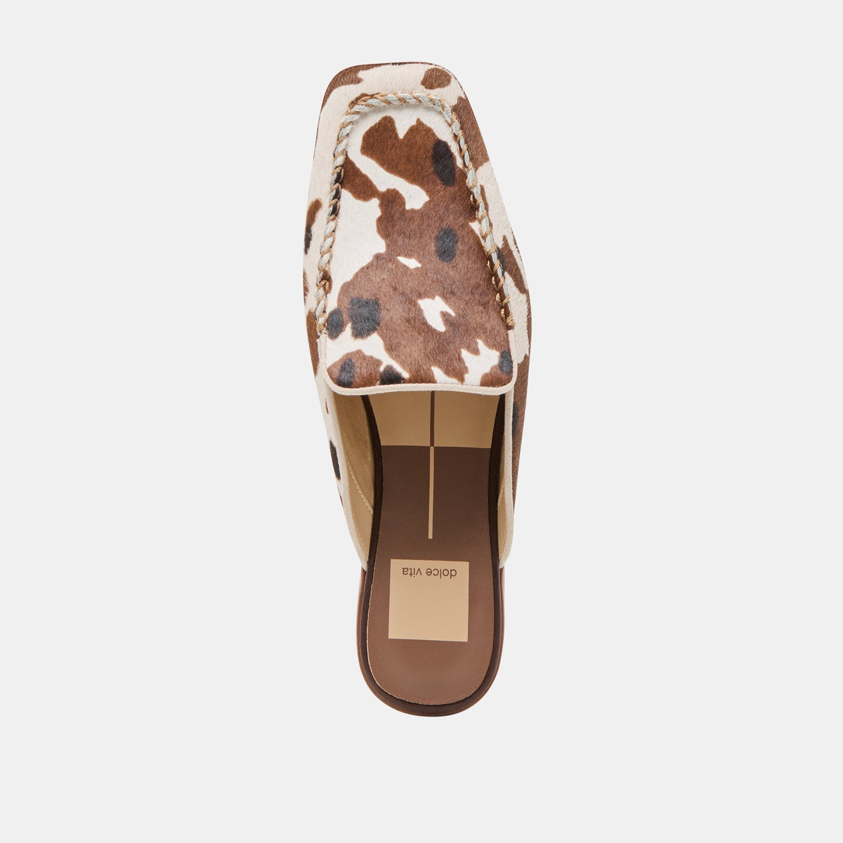 Dolce Vita SHOES Bradly Cocoa Taurus Calf Hair Flats