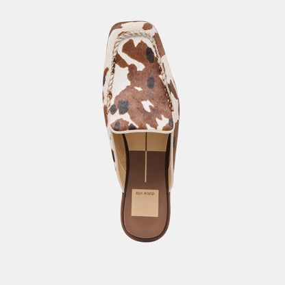 Dolce Vita SHOES Bradly Cocoa Taurus Calf Hair Flats