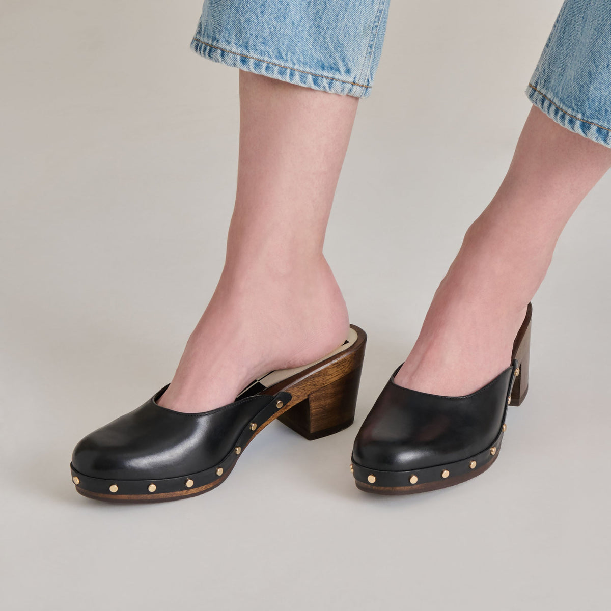 Dolce Vita SHOES CAMYN HEELS BLACK LEATHER
 – Dolce Vita