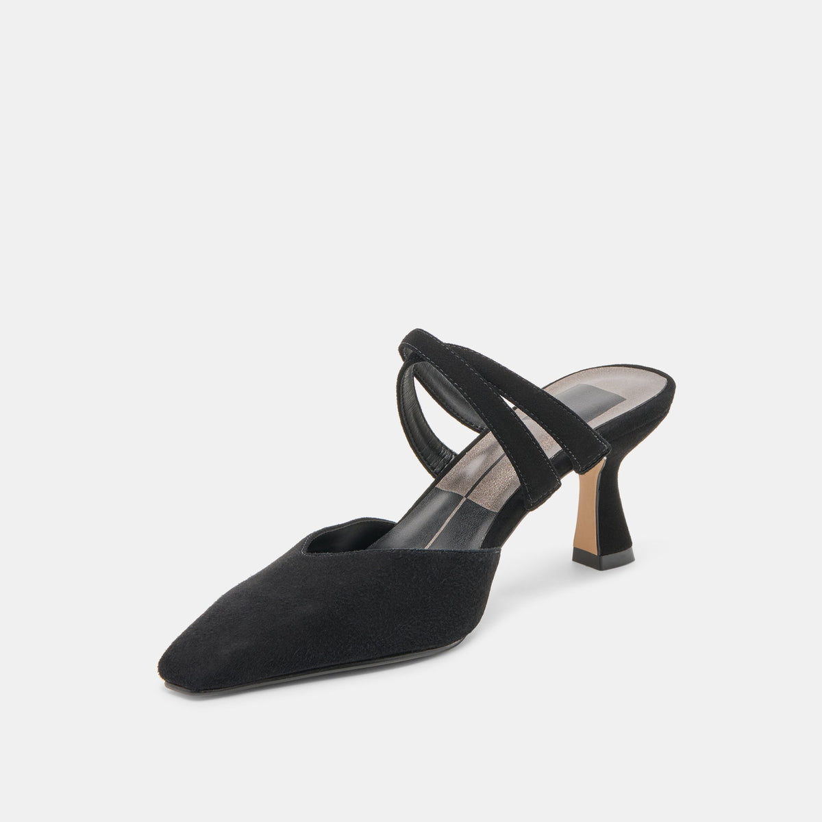 Dolce Vita SHOES Linore Onyx Suede Heels