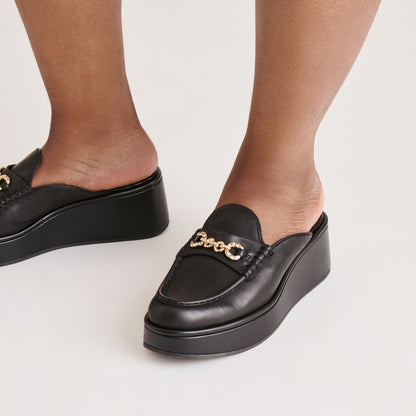 Dolce Vita SHOES Dorrel Maroon Leather Loafers