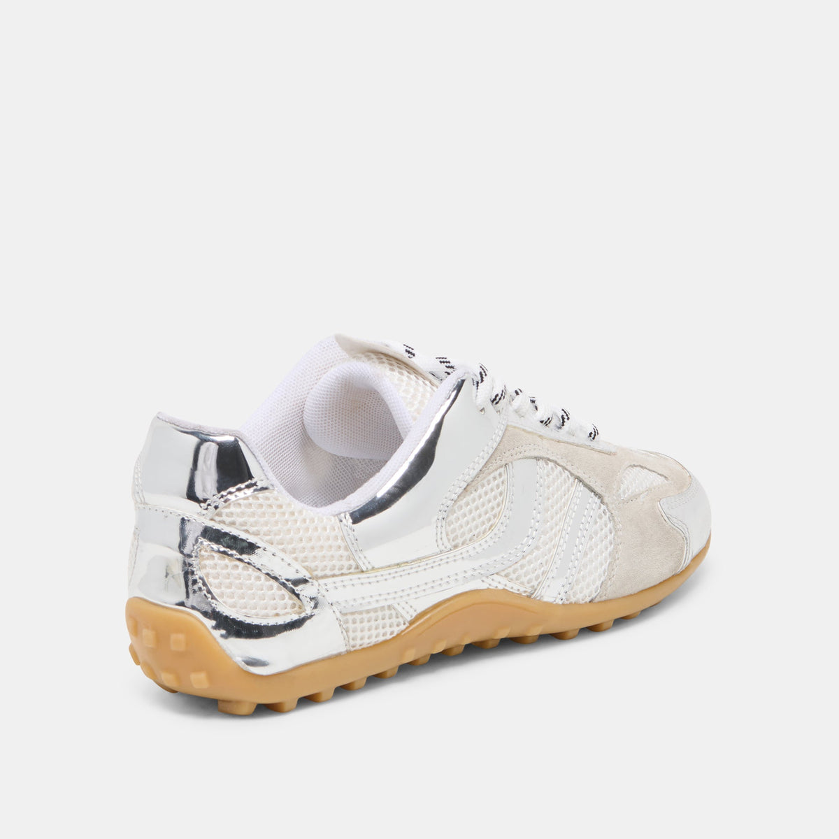 Dolce Vita SHOES Myles Silver Multi Leather Sneakers