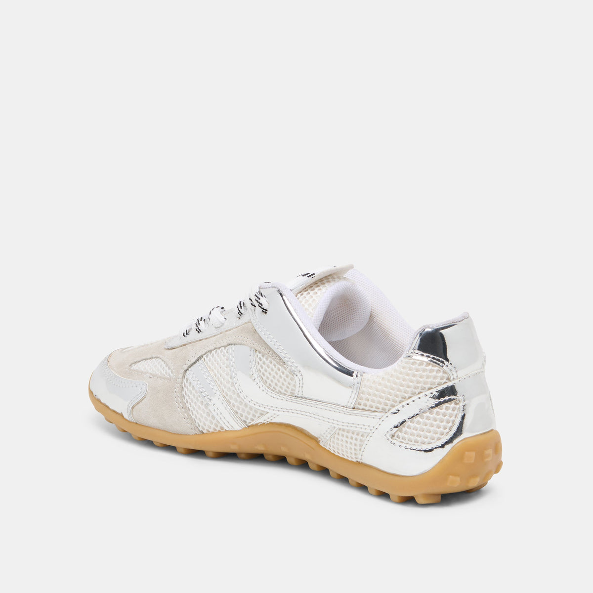 Dolce Vita SHOES Myles Silver Multi Leather Sneakers