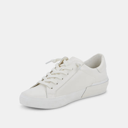 Dolce Vita SHOES Zina 306 Sneakers White Recycled Leather | White Leather Sneakers
 – Dolce Vita