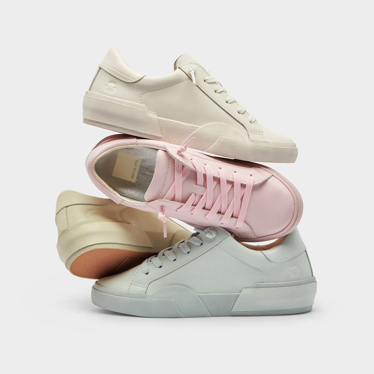 Dolce Vita SHOES Zina 306 Sneakers White Recycled Leather | White Leather Sneakers
 – Dolce Vita