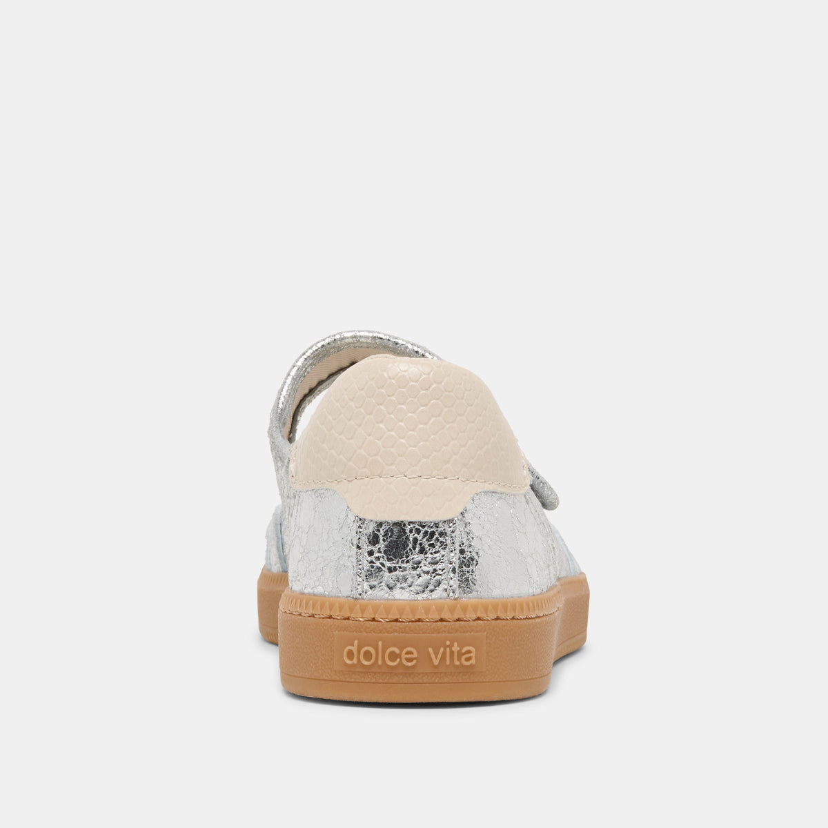 Dolce Vita SHOES Nanet Silver Leather Sneakers
