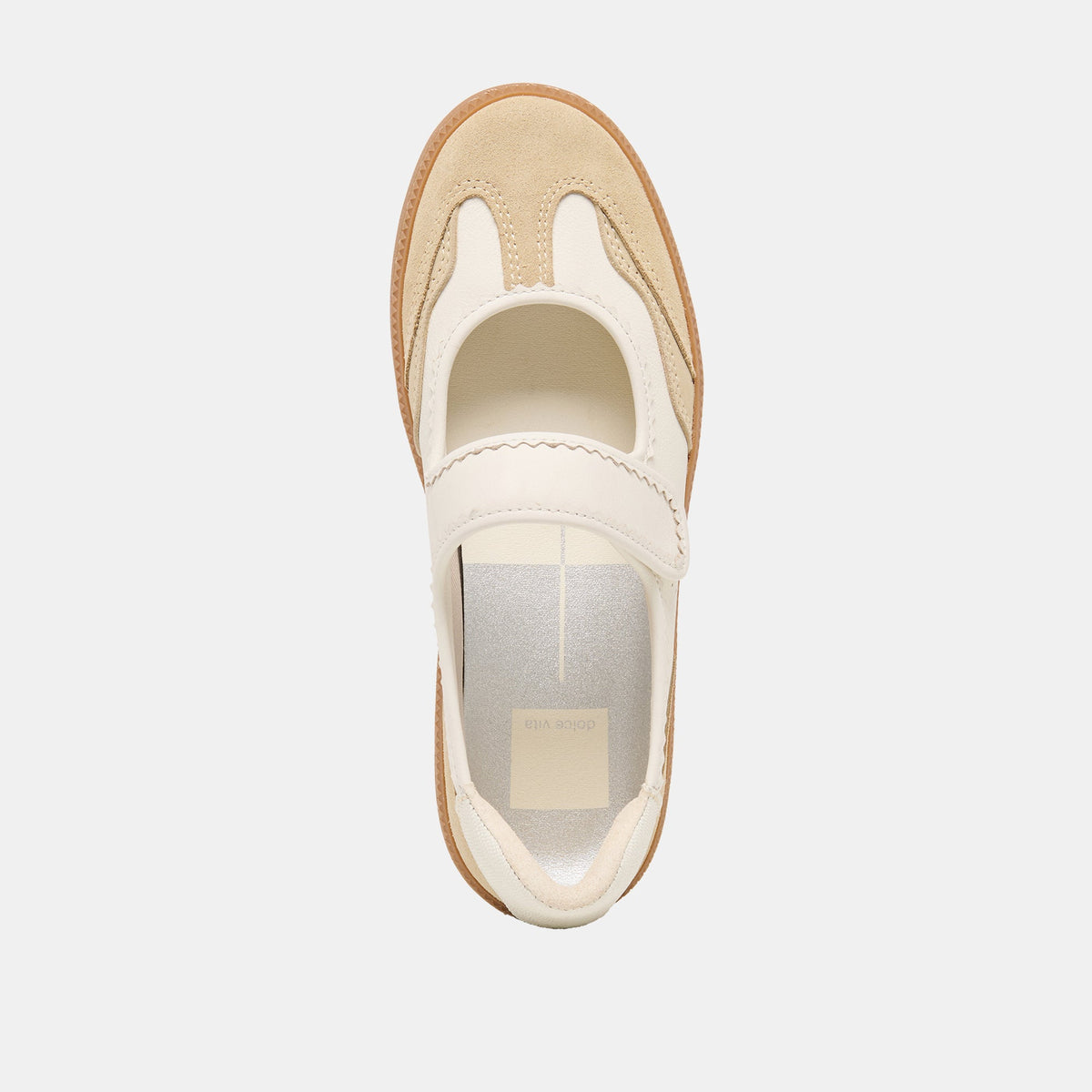 Dolce Vita SHOES Nanet Ivory Multi Leather Sneakers