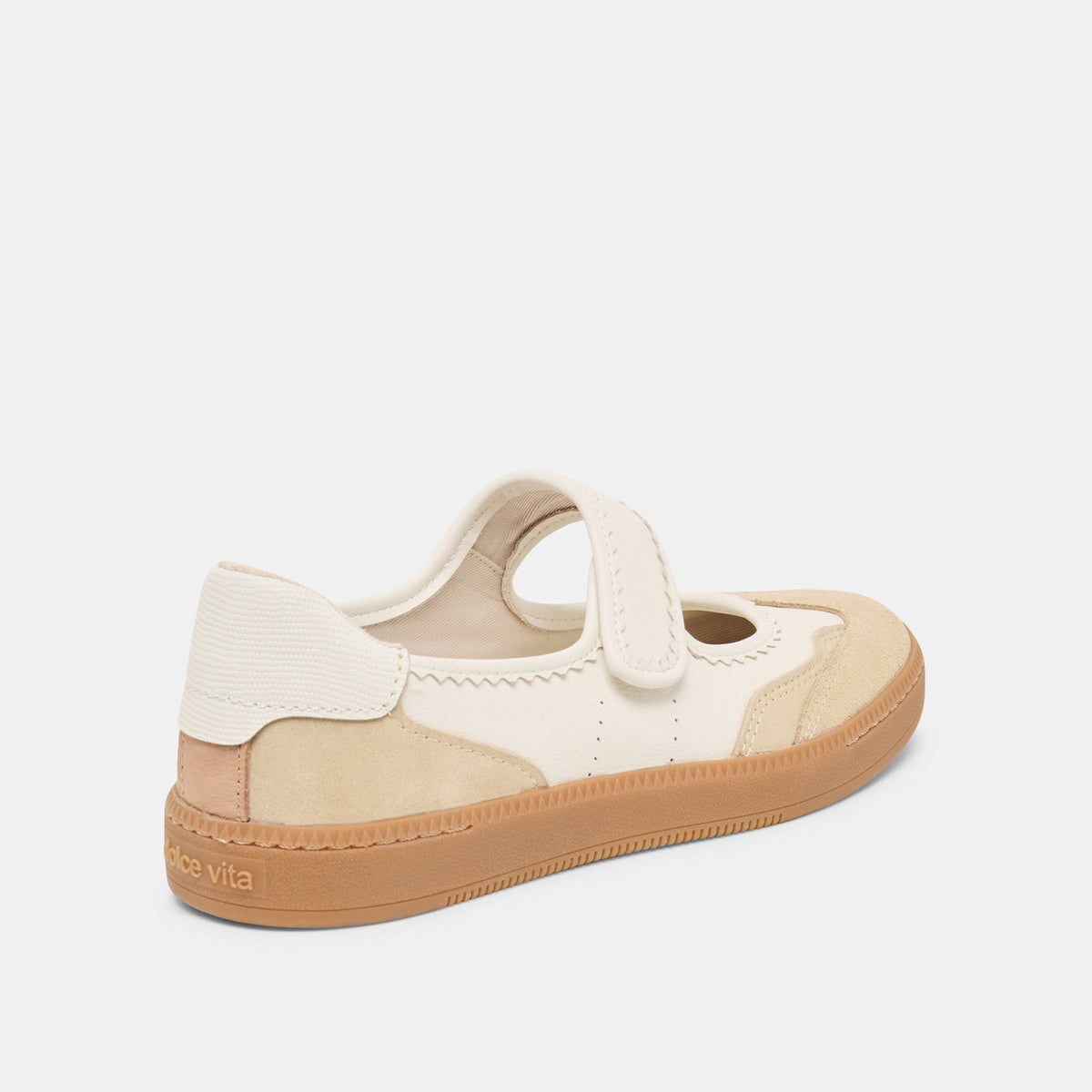 Dolce Vita SHOES Nanet Ivory Multi Leather Sneakers