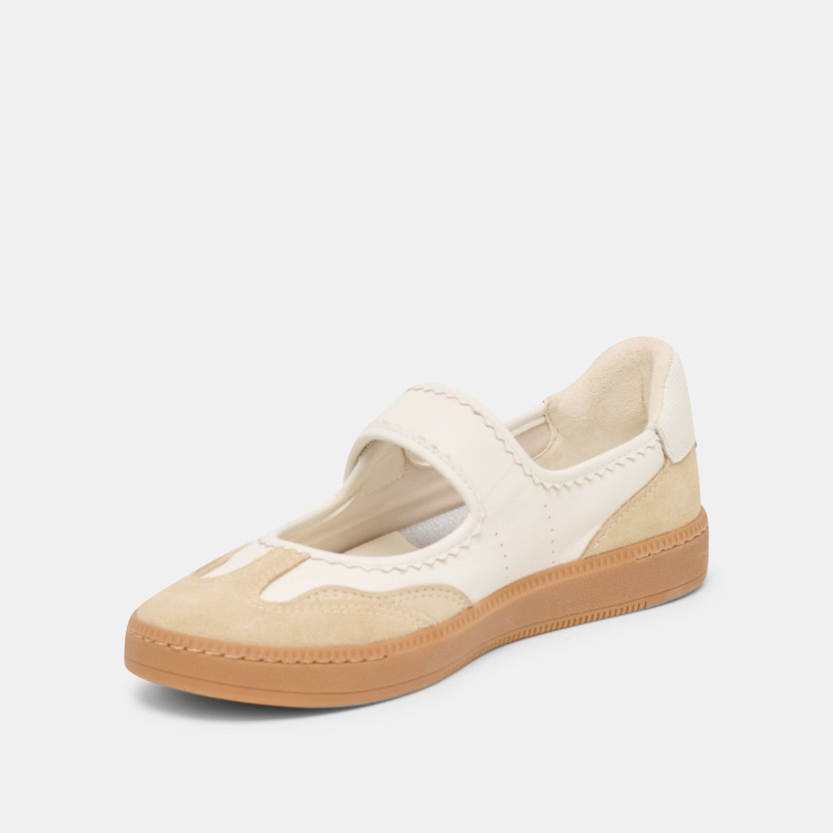 Dolce Vita SHOES Nanet Ivory Multi Leather Sneakers