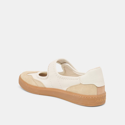 Dolce Vita SHOES Nanet Ivory Multi Leather Sneakers