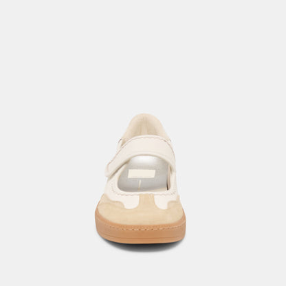 Dolce Vita SHOES Nanet Ivory Multi Leather Sneakers