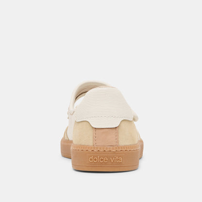 Dolce Vita SHOES Nanet Ivory Multi Leather Sneakers