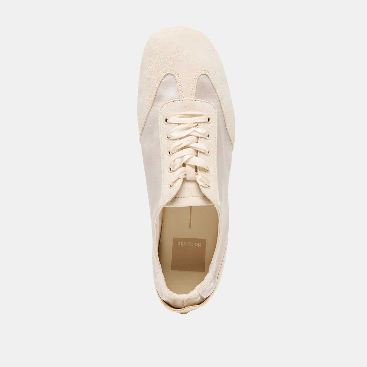 Dolce Vita SHOES Itzy Vanilla Satin Sneakers