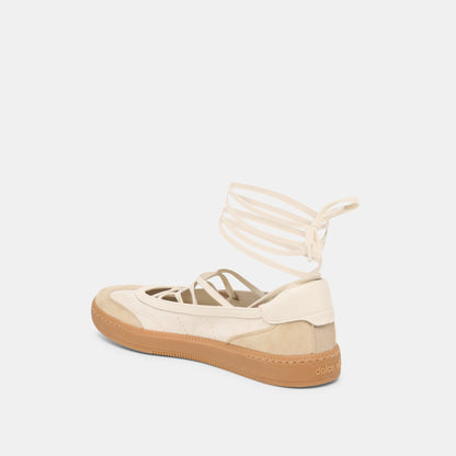 Dolce Vita SHOES Nyomie Ivory Multi Leather Sneakers