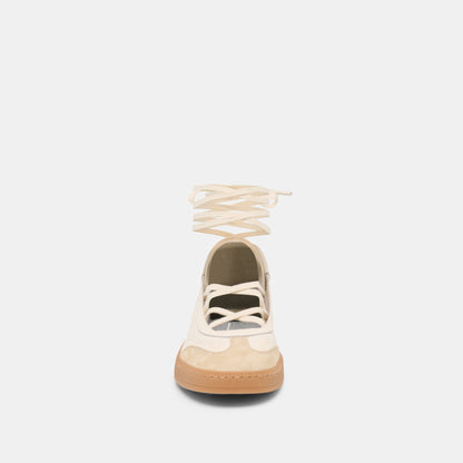 Dolce Vita SHOES Nyomie Ivory Multi Leather Sneakers