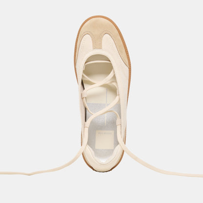 Dolce Vita SHOES Nyomie Ivory Multi Leather Sneakers