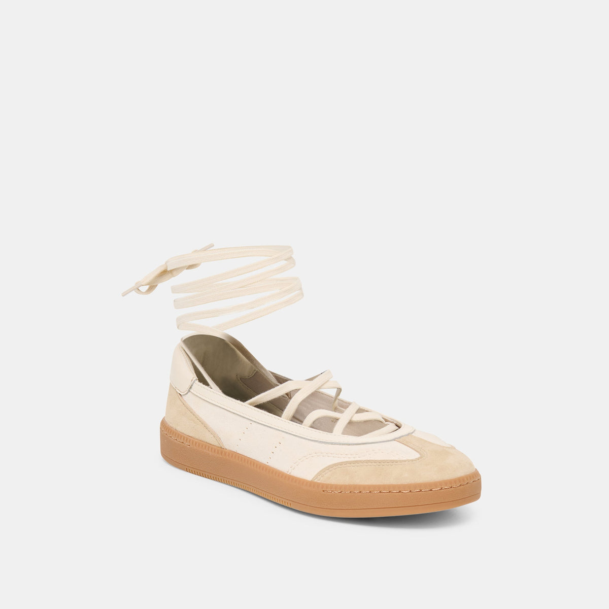 Dolce Vita SHOES Nyomie Ivory Multi Leather Sneakers
