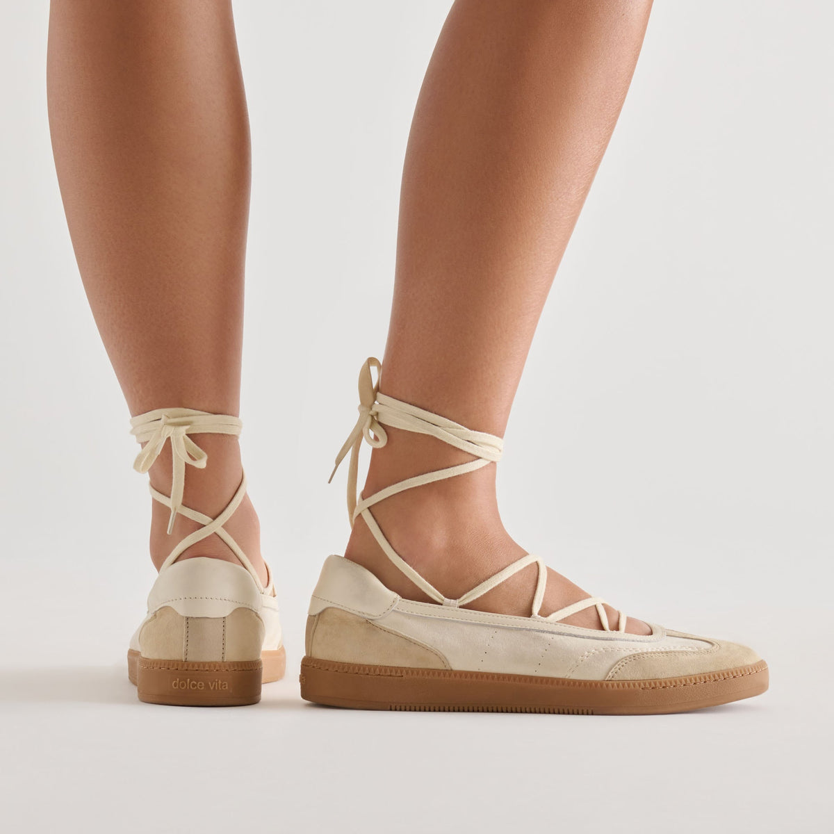 Dolce Vita SHOES Nyomie Ivory Multi Leather Sneakers