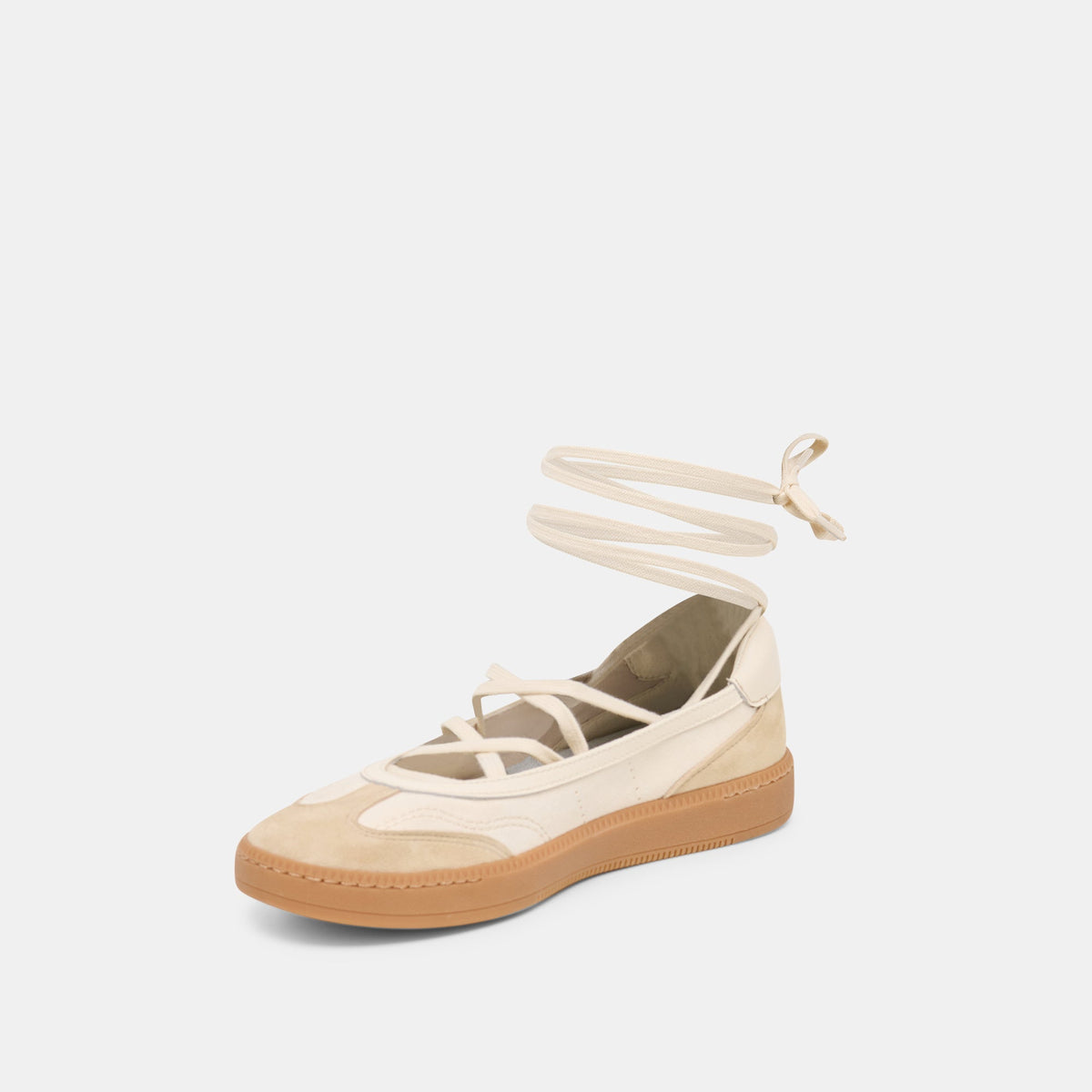 Dolce Vita SHOES Nyomie Ivory Multi Leather Sneakers
