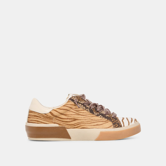 Dolce Vita SHOES Zina Zebra Multi Calf Hair Sneakers