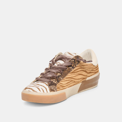 Dolce Vita SHOES Zina Zebra Multi Calf Hair Sneakers