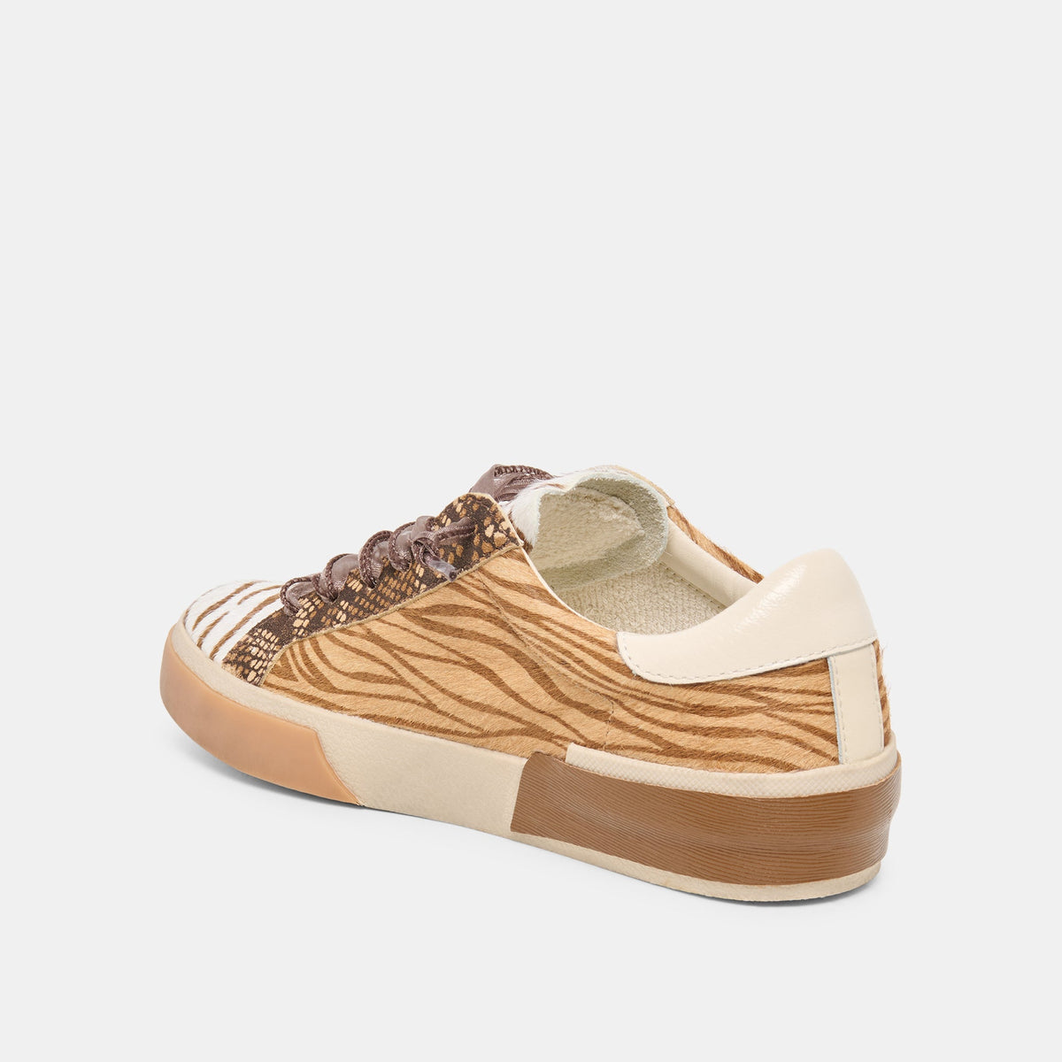 Dolce Vita SHOES Zina Zebra Multi Calf Hair Sneakers