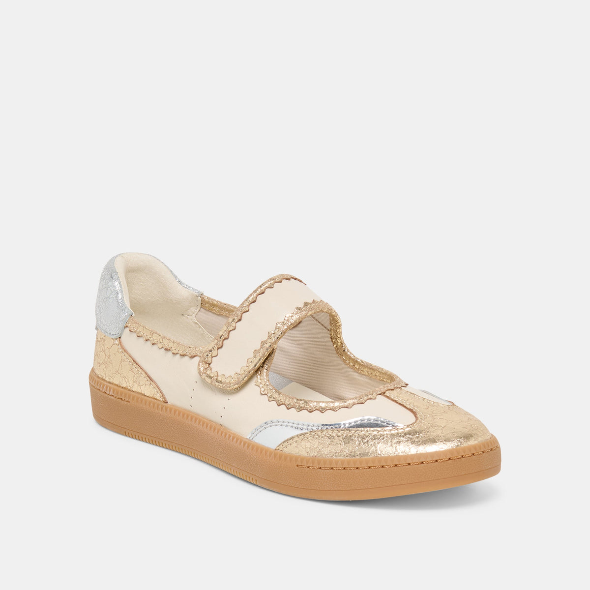 Dolce Vita SHOES NANET Metallic Multi Leather Mary-Jane Sneakers
