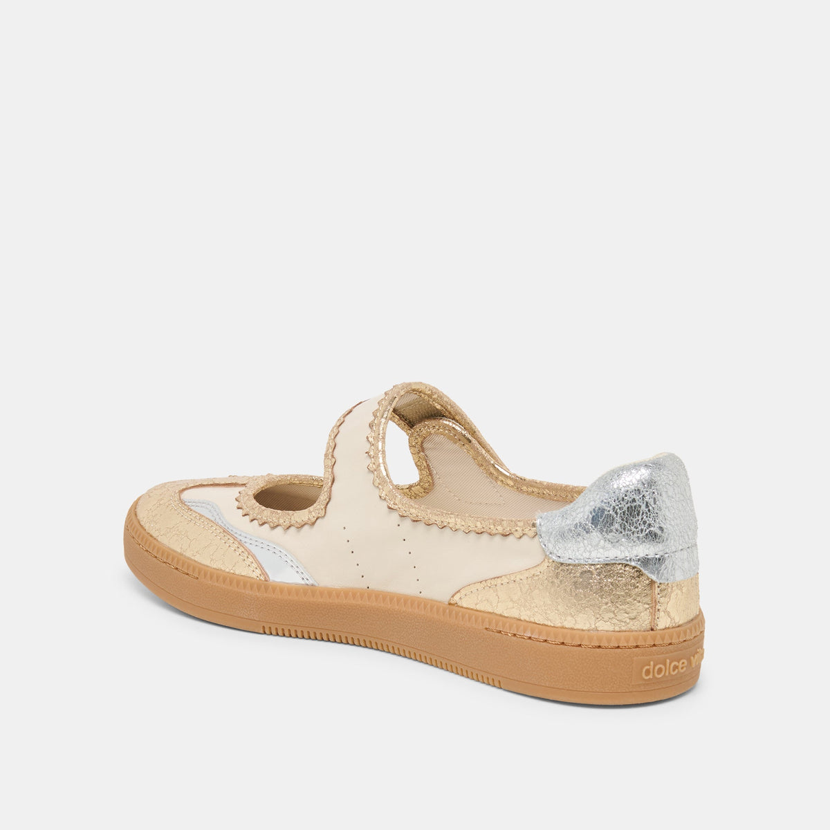 Dolce Vita SHOES NANET Metallic Multi Leather Mary-Jane Sneakers