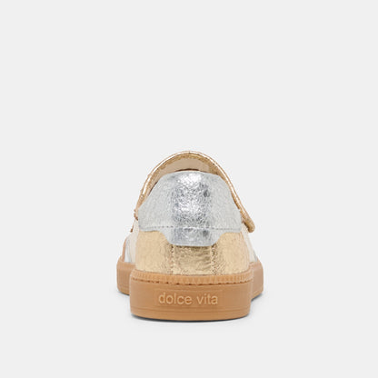 Dolce Vita SHOES NANET Metallic Multi Leather Mary-Jane Sneakers