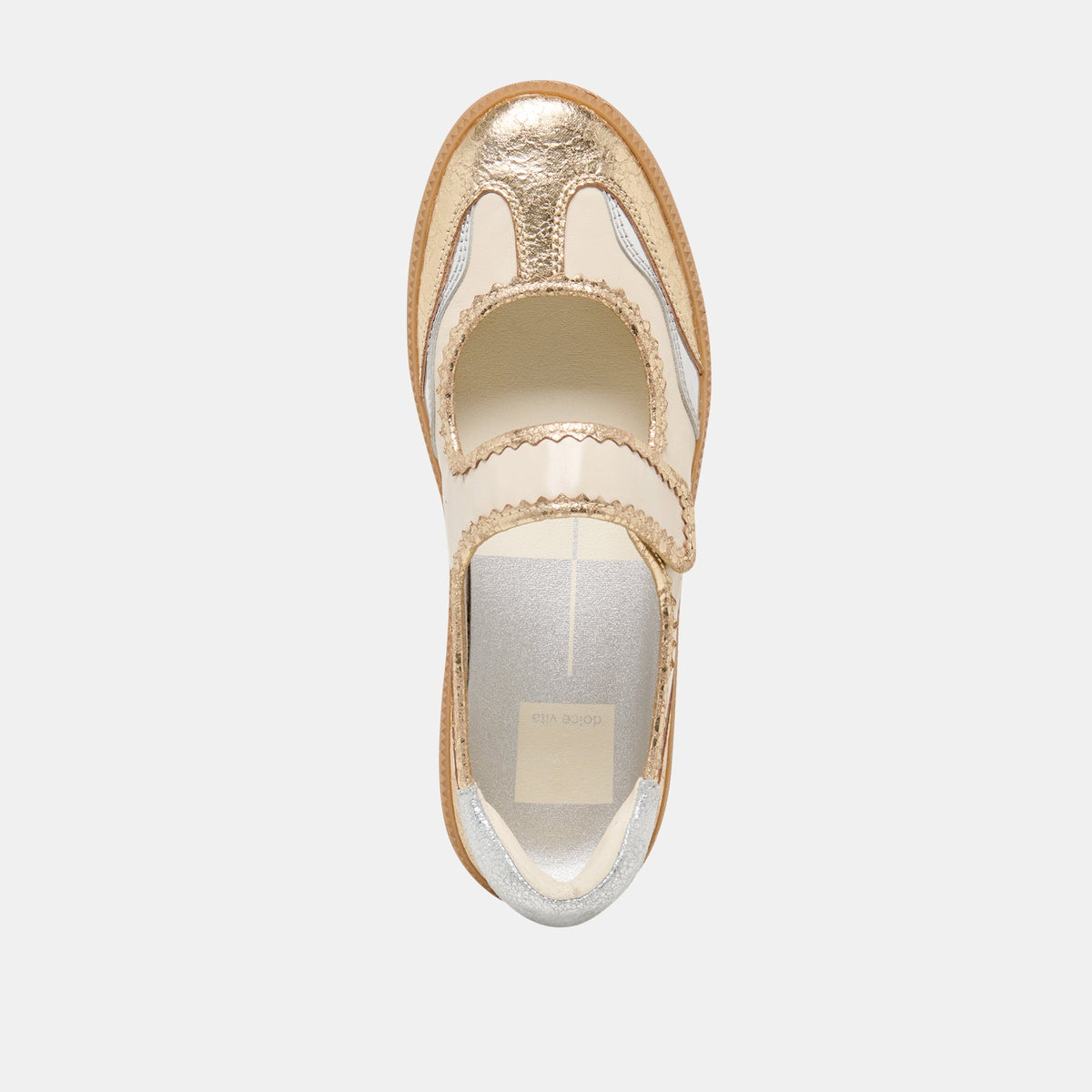 Dolce Vita SHOES NANET Metallic Multi Leather Mary-Jane Sneakers