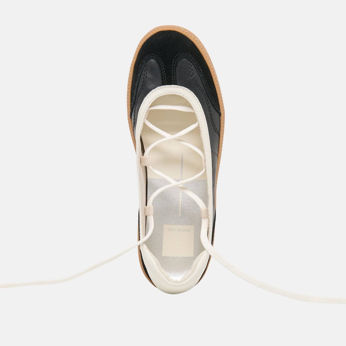 Dolce Vita SHOES Nyomie Black Leather Sneakers