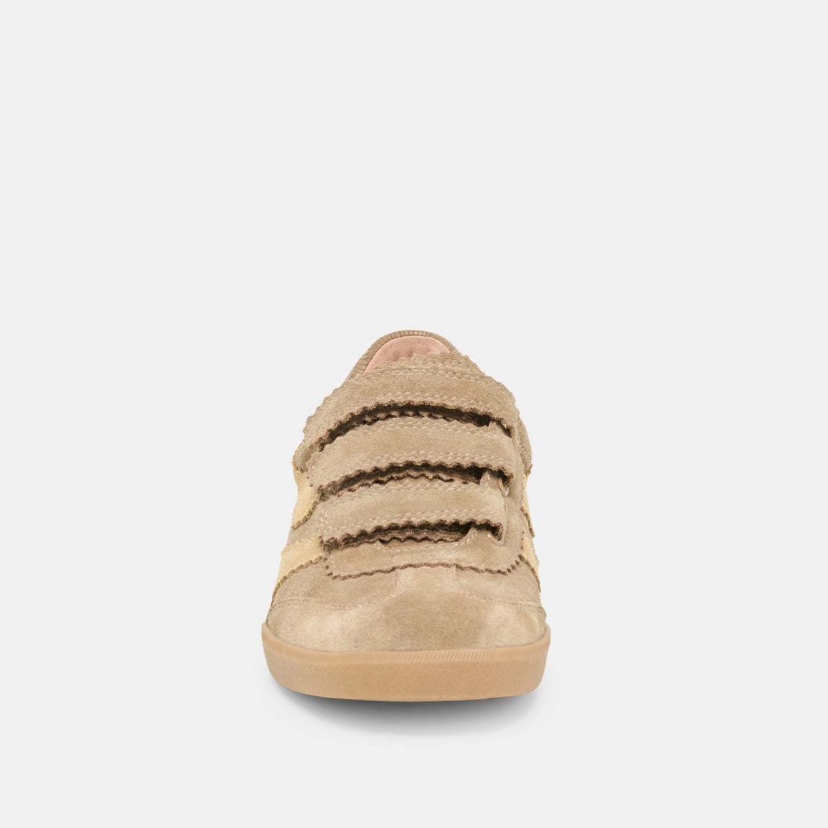 Dolce Vita SHOES Merit Velcro Taupe Multi Leather Sneakers