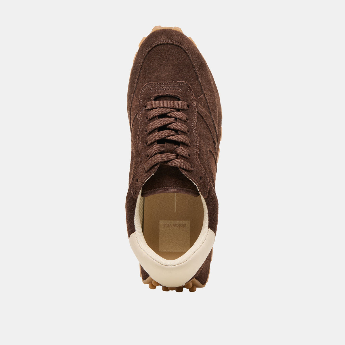 Dolce Vita SHOES Tricia Dk Brown Suede Sneakers