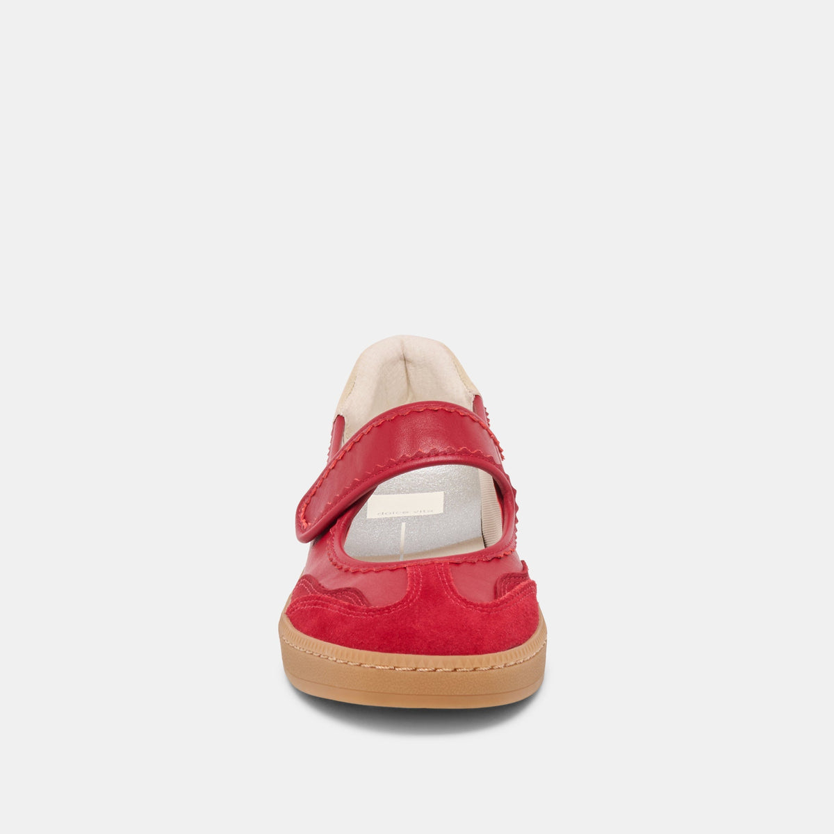 Dolce Vita SHOES Nanet Crimson Leather Sneakers