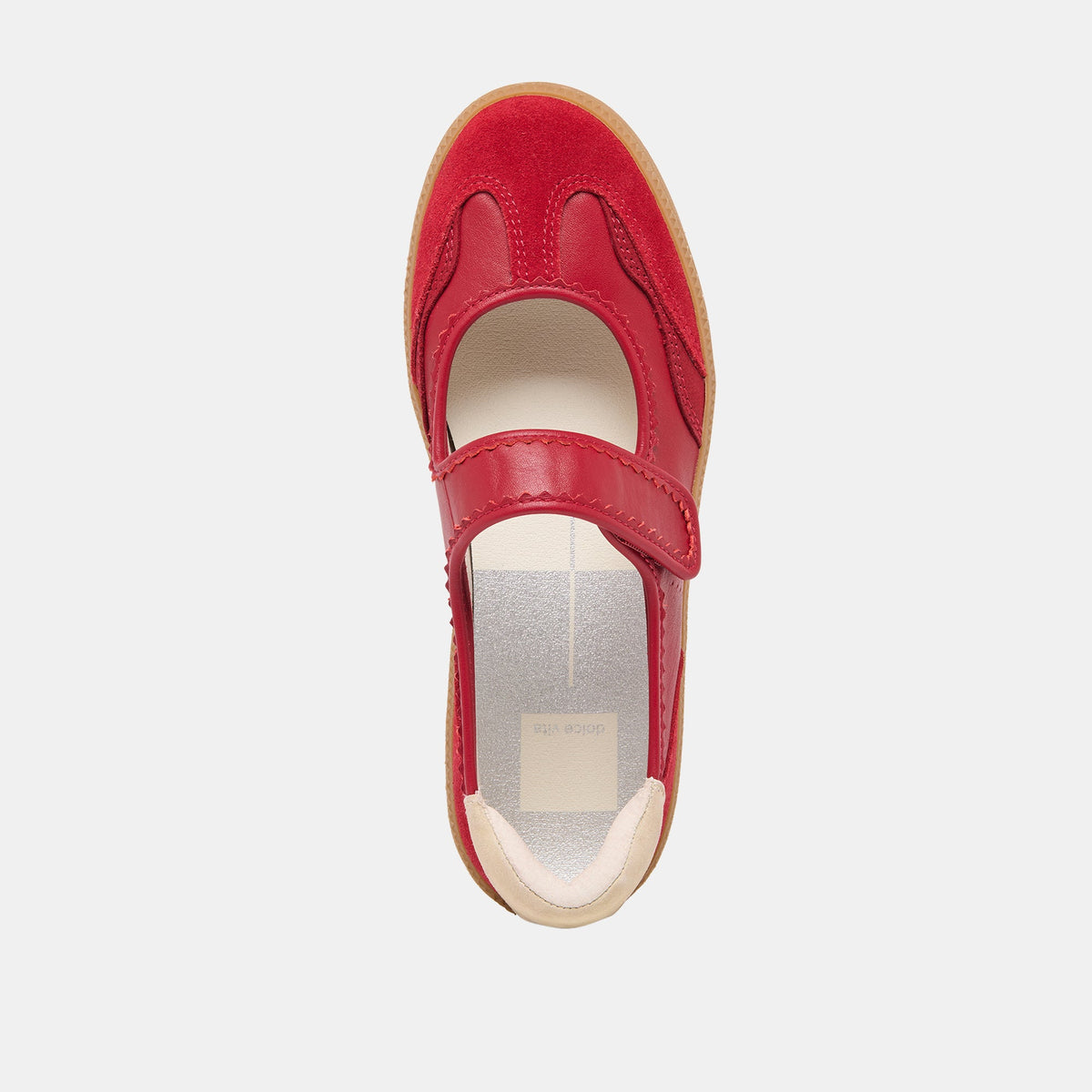 Dolce Vita SHOES Nanet Crimson Leather Sneakers