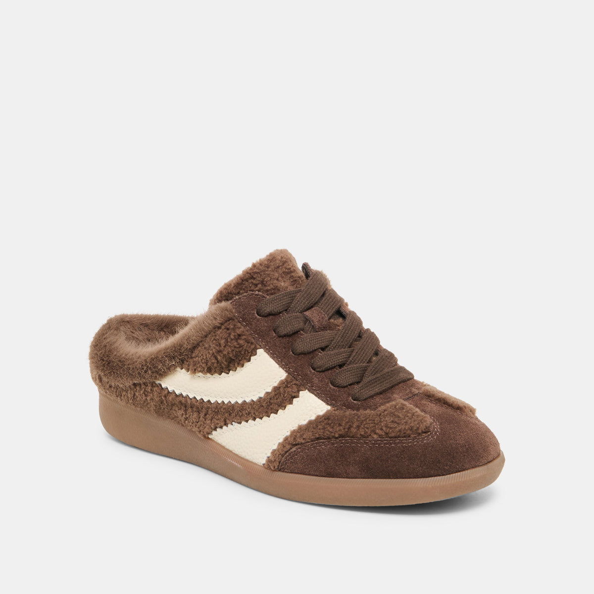 Dolce Vita SHOES Merit Slide Plush Dk Brown Plush Sneakers