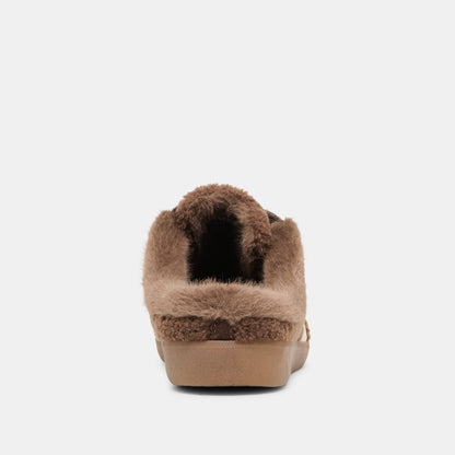 Dolce Vita SHOES Merit Slide Plush Dk Brown Plush Sneakers