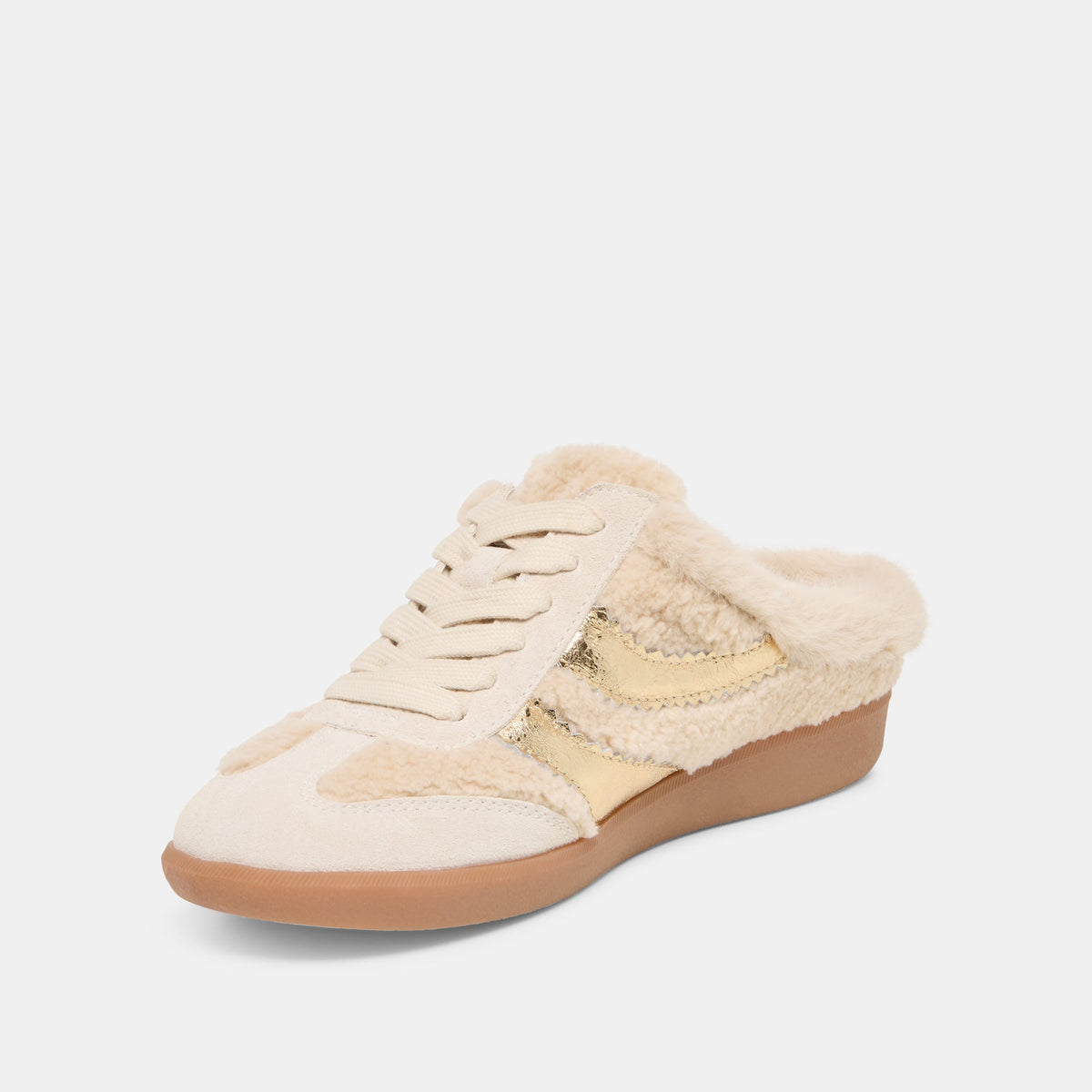 Dolce Vita SHOES Merit Slide Plush Natural Multi Plush Sneakers
