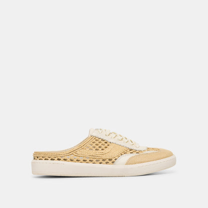 Dolce Vita SHOES NOTICE SLIDE WOVEN SNEAKERS LT NATURAL WOVEN RAFFIA
 – Dolce Vita