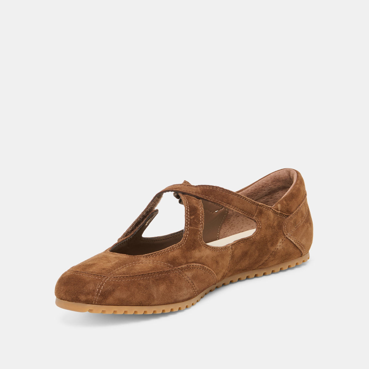 Dolce Vita SHOES YONO Cocoa Suede Ballet Sneaker Flats